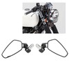 Motorcycle Rear View Mirror 22mm Handlebar Mirror 360 Degree Rotation