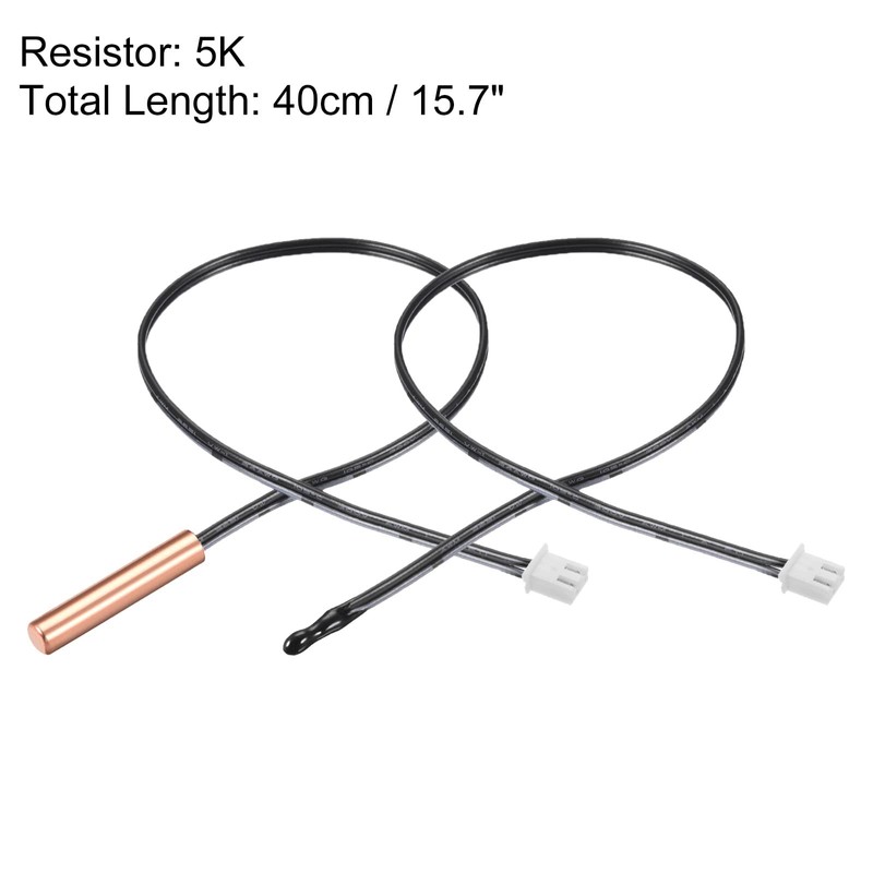 sourcing map Temperature Sensor Probe 5K Epoxy and Copper NTC