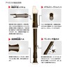 Toyama Musical Instruments AULOS Symphony Altricorder Baroque Style 509B (E)