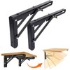 LeapBeast 350 mm Folding Console Heavy Duty Pack of 2