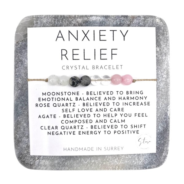 Anxiety Relief Crystal Adjustable Bracelet