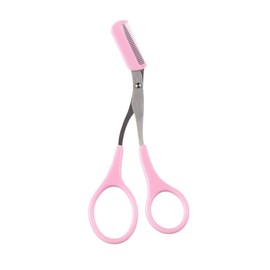 Eyebrow Shaper - Thinning Bushy Eyebrows with Scissors & Comb Attachment (Pink)