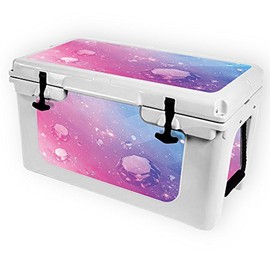 MightySkins (Cooler Not Included) Skin Compatible with RTIC 45 Cooler (2017 Model) - Pink Diamond | Protective, Durable, and Unique Vinyl Decal wrap Cover | Easy to Apply | Made in The USA