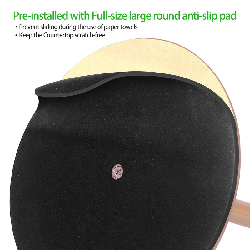 Gold Kitchen Roll Holder Countertop, OBODING, Gold Kitchen Paper Towel