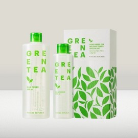 Nature Republic Clear Green Tea Water Mild Big Toner Special Set Toner 500ml+200ml / 네이처리퍼블릭 맑은 녹차수 마일드 빅토너 스페셜 세트 토너 500ml+200ml
