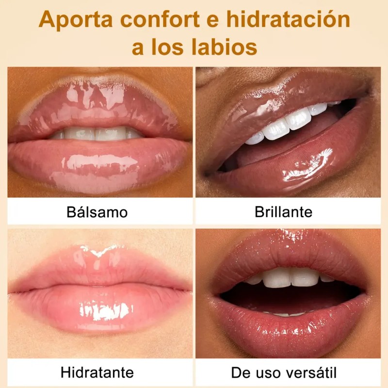 V Set 4 Bálsamos Labiales Hidratantes S.t.r Color 7g C/u