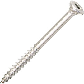 Water Metal WDBP-5575 Stainless Steel SUSXM-7 Wood Deck Screws, Pasipate, 0.2 x 3.0 inches (5.5 x 75 mm), Pack of 124