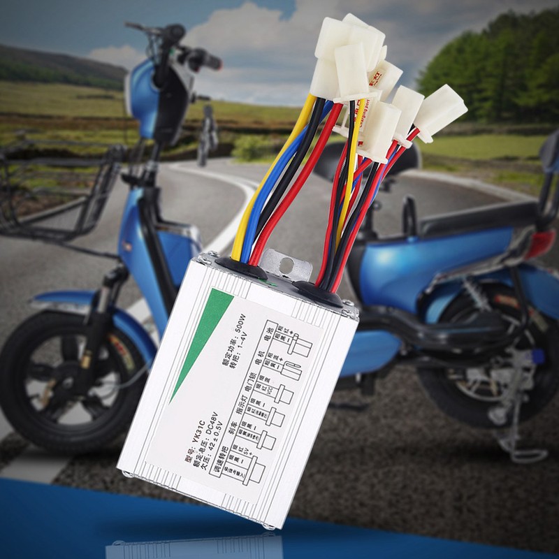 48V 500W Motor Brushed Controller Box for Electric Bicycle Scooter