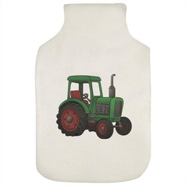 'Green Tractor' Hot Water Bottle Cover (HW00039455)