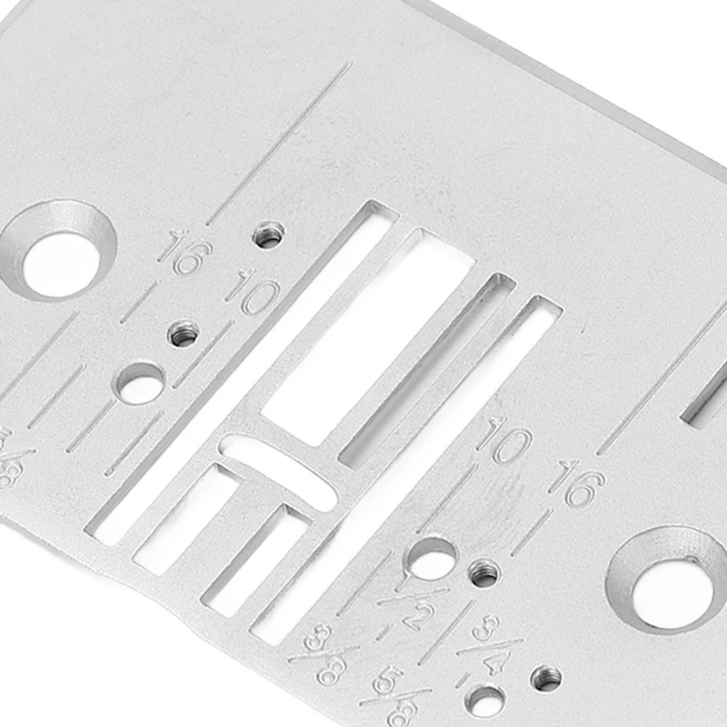 Sewing Machine Needle Plate 7.6x8.4cm Steel Needle Throat Plate for