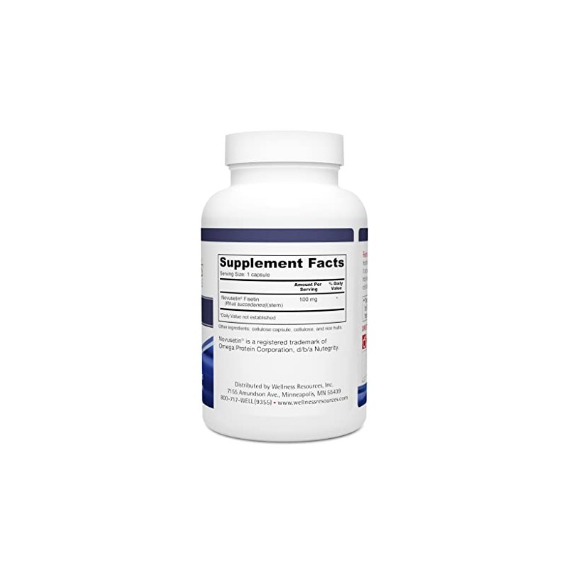 Wellness Resources | Fisetina – 100 mg, 90 Cápsulas –
