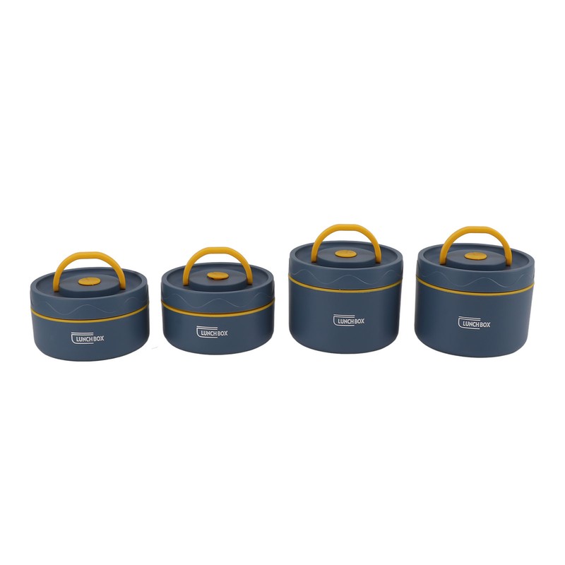 Bento Lunch Box Round with Lid Bag Leakage Proof Stainless