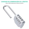 Candados,2 Pack Candado para Locker, Candado de Combinación Reajustable Impermeable