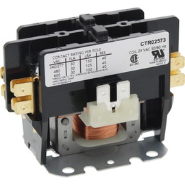 OEM Replacement for Trane Double Pole / 2 Pole 30 Amp 24v Condenser Contactor Relay C147094P03