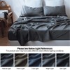 Simple&Opulence 100% Linen Sheet Set 4pcs Basic Style, Deep Pocket,
