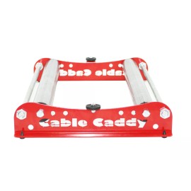 Fiberlane Cable Dispenser, Cable Reel Roller, Cable-Caddy up to 510 mm / 20 in. Width - Red