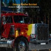 Partsam Trailer Truck Front Air Cleaner Light Bar Bracket Lights