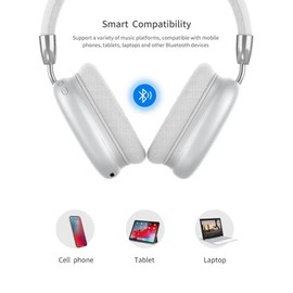 Pro Max P9 Headphones (White)