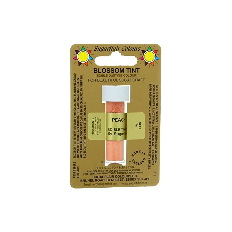 Sugarflair Blosom Tint Edible Dusting Powder - Peach