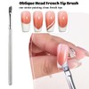 Nail Art Brushes 5PCS Ombre French Tip Plaid Flower Painting