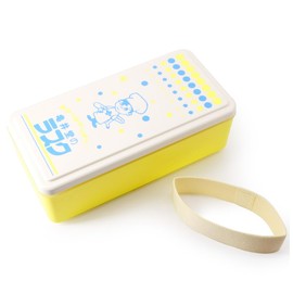 Local Series Gel Cool Lunch Box Gel Cool 13.5 fl oz (400 ml), 16.9 fl oz (500 ml), Bento Box, Kanemaru Bread, White Sand, Kameido's Rusk, Tamura Milk, Character, Made in Japan (L, Kameido Rusk)