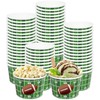 INSPIREYEE 100 PCS Football Party Snack Bowls 9 oz Green