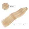 Sassina Tape-In Real Hair Extensions, 45 cm, Reusable Tape-In Extensions,