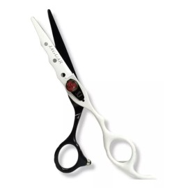Jaguar Tijera Profesional De Corte Blanco Y Negro 6pLG