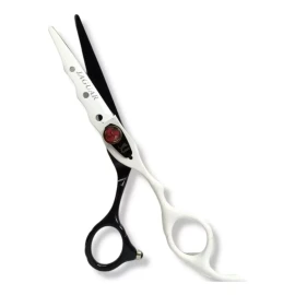 Jaguar Tijera Profesional De Corte Blanco Y Negro 6pLG