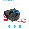 GDSTIME 75mm x 25mm Blower 12V, 7525 DC Brushless Turbo