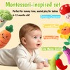 Baby Toys 6-12 Months, My First Vegetable Garden Plush Set