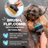 The Doodle Brush Slicker Brush for Dogs, Dual Head Flexible