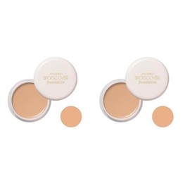 Set of 2, Spots Cover, Foundation Base Color, S100 Base Color, Whole Use, 0.7 oz (20 g), Wide Coverage, Compact, Portable