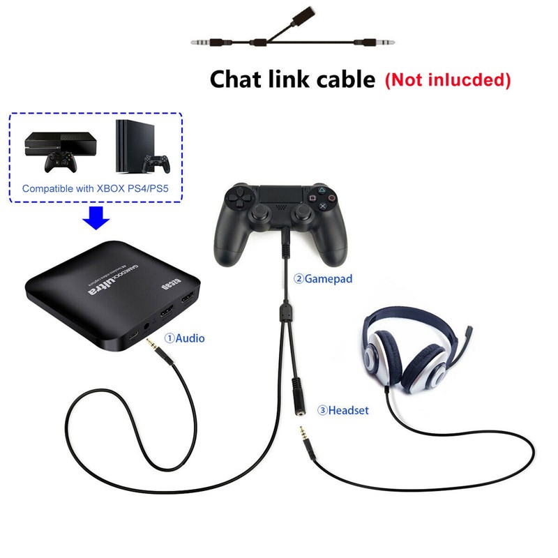 Video Capture Card 4K HD Multimedia Interface Portable Game Live