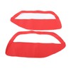2pcs Front Door Panel Insert Card Cover Left Right Microfiber