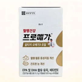 Chong Kun Dang Promega Altige Omega 3 Dual 520mg 60 capsules 1 unit 520mg x 60 capsules x 1 unit / 종근당 프로메가 알티지 오메가3 듀얼 520mg 60캡슐 1개 520mg x 60캡슐 x 1개