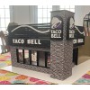 Spencer-3D CUSTOMER CUSTOM ORDER O-Scale Taco Bell Restaurant 3D Sign