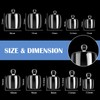 Pack of 500 Transparent Artificial Toenails, Artificial Toe Nail Tips,