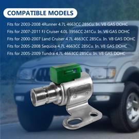 CYCWER A750E A750F Transmission Solenoid 5 Speed Fits for 2005-2009 Tundra 4.7L, Fits for 2000-2007 Land Cruiser 4.7L, Replace OE 35240-34010 35240-60010 (Refurbished Part)
