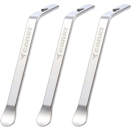 Teyssor Bicycle Tyre Levers, Pack of 3 Metal Tyre Levers, Bicycle Tyre Repair Tool, Bicycle Tyre Tool Hook