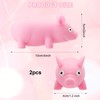 ZMDMAH 2 Stück Schweine Quetschspielzeug, Squishy Squeeze Spielzeug, Kreatives Dekompressions