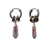 COPPERTIST.WU Masterblade Talisman Earrings Daoist Earrings for Men Women, S925