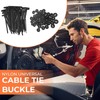 Kabelbinder,50 Stück Heavy Duty Self,Nylon Universal Cable Tie Buckle,Locking Nylon
