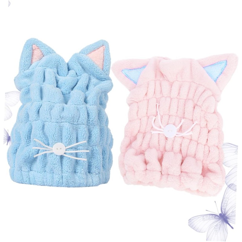 minkissy Toalla De Secado Para El Cabello Gorro De Absorción