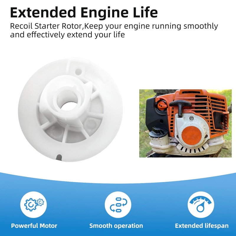 deawater 1pcs 4149 195 0402 Recoil Starter Rotor for Stihl
