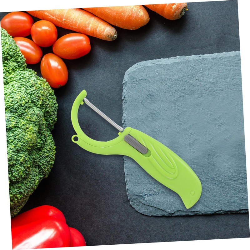 NOLITOY 3Pcs Stainless Steel Vegetable Peeler Lightweight Rotating Peeling Tool