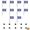 AZ FLAG - 10 x USA President Table Flags -