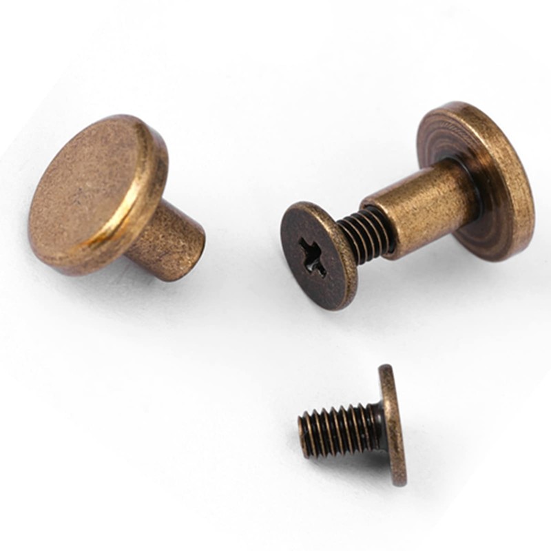 20 Screws with Thread Copper 5 mm / 6.5 mm