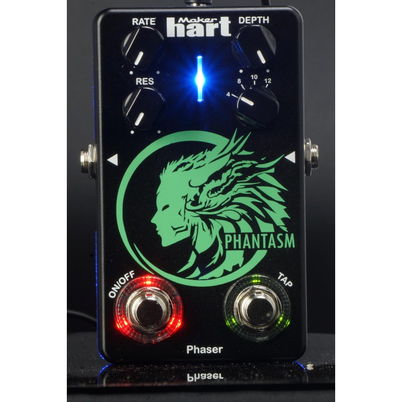 Maker hart PHANTASM/PHASER Phaser Pedal with TAP TEMPO – Dynamic