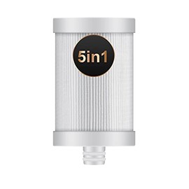WINGSOL Replacement Filter Cartridge for Faucet Filter Compatibel with: WS-FM001-PAC/5in1/PC/CRM/(LED), WS-FM002-PAC/(LED), 5in1